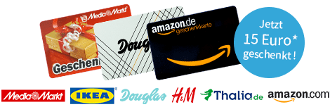 Prämie als Dankeschön für Abschluss