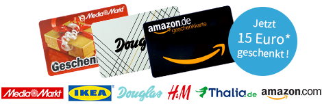 Prämie als Dankeschön für Abschluss